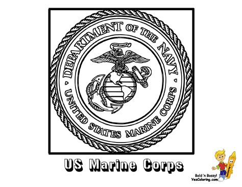 Marine Corps coloring book