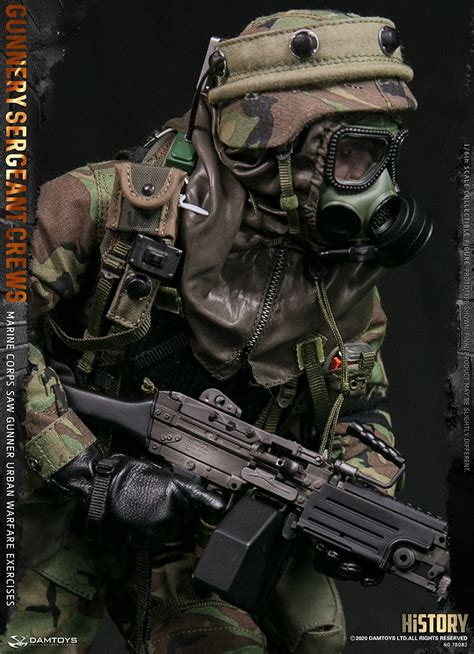 Marine Corps Machine Gunner in Urban Warfare