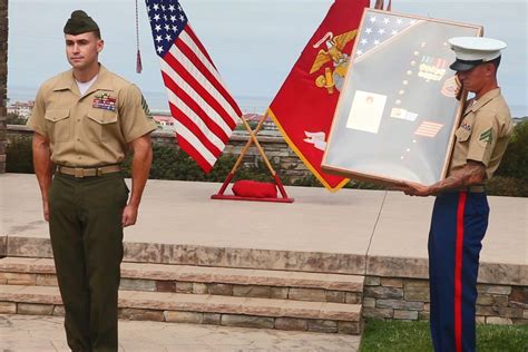 A Marine gunnery specialist at work