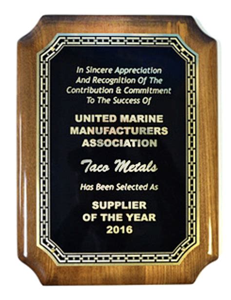 Marine manufacturing awards