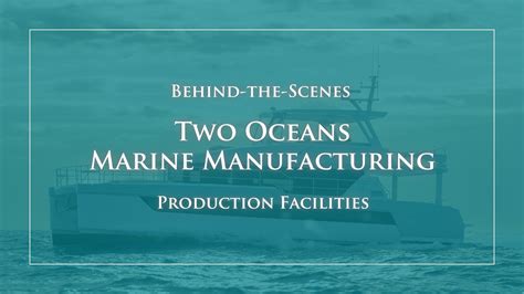 Marine manufacturing products