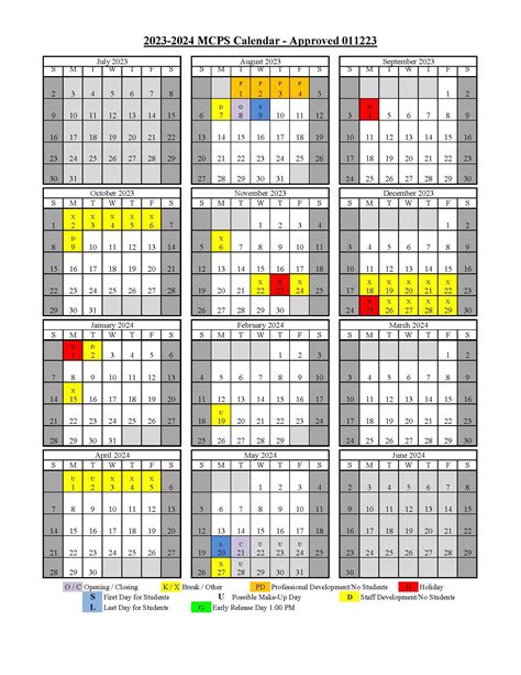 Marion County Public Schools Calendar