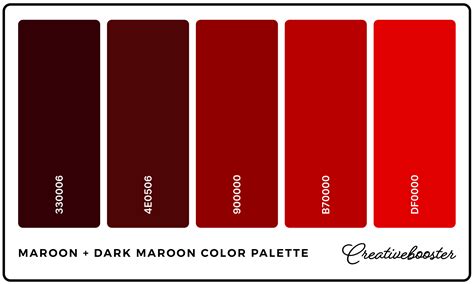 Maroon Color Palette 3