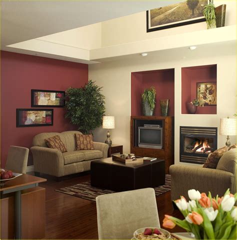 Maroon color palette home decor design