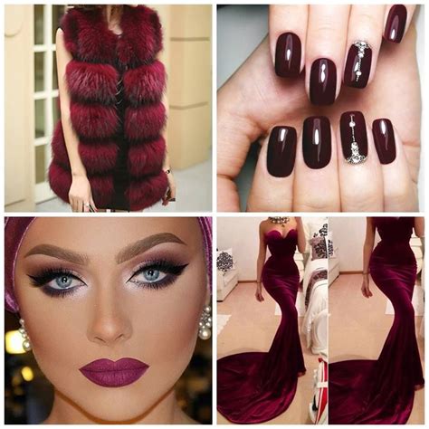 Maroon Fashion and Beauty