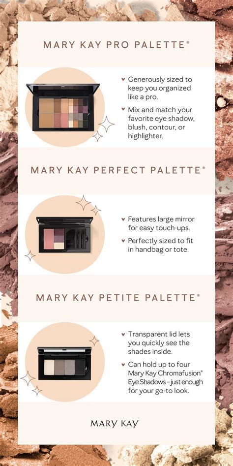 Mary Kay Perfect Palette Swatches