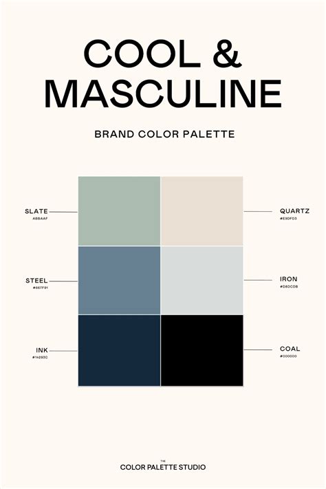 Masculine Color Palette 2