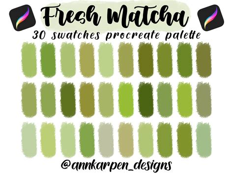 Matcha Color Palette 2