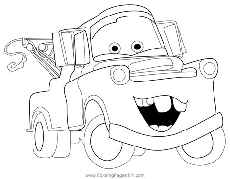 Mater Coloring Page