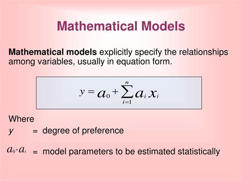 Mathematical Models