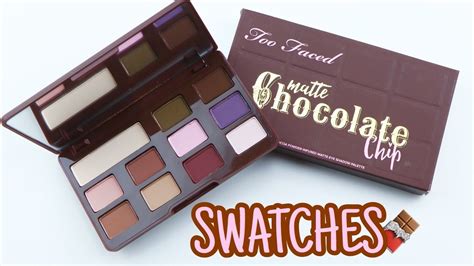 Too Faced Matte Chocolate Chip Mini Palette