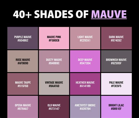 Mauve Colour Palette 1