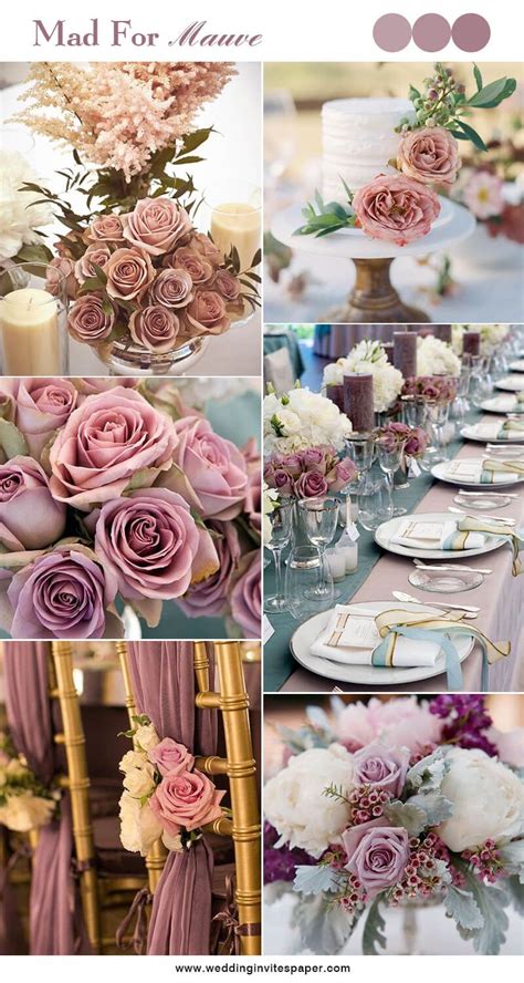 Mauve Wedding Decor