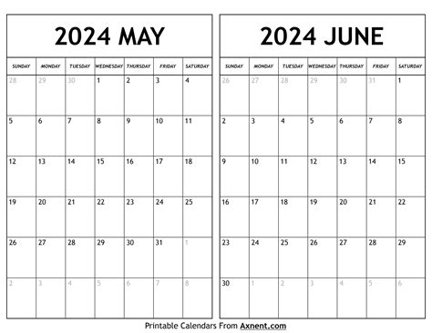 May and June Calendar Events Introduction