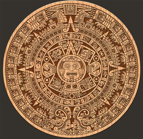 Mayan calendar tattoo art