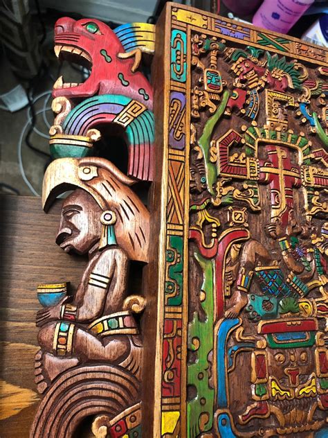 Mayan woodcarvings are highly valued for their beauty, durability, and symbolic significance