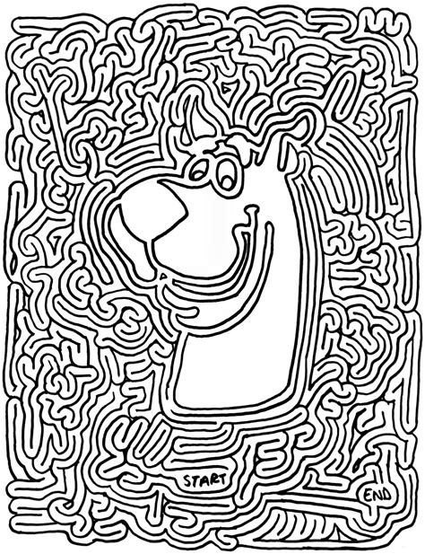 Maze printable challenges for adults