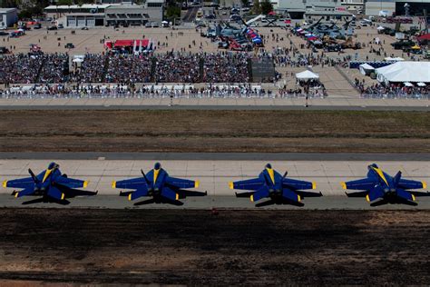 Evening air show with pyrotechnics at the MCAS Miramar Air Show