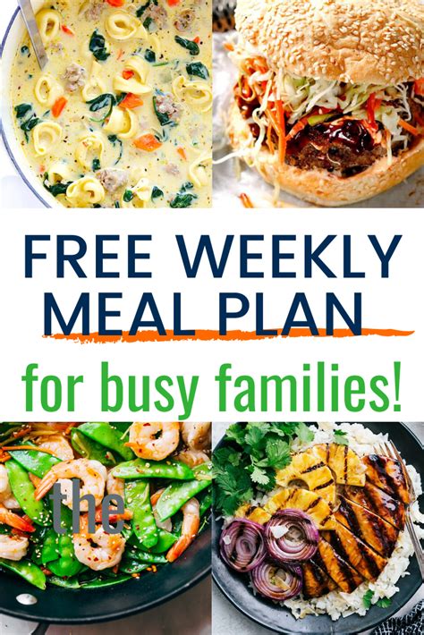 Meal Planning for Busy Families