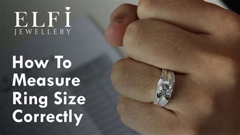 Measuring Ring Size Accurately