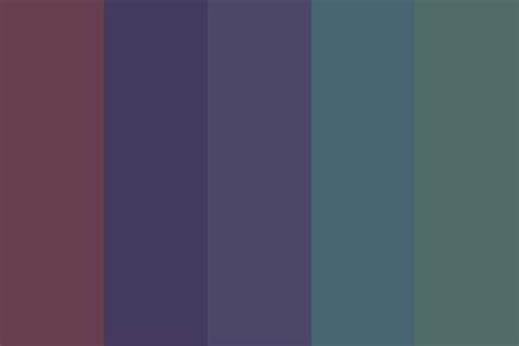 Melancholic color palette