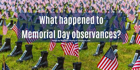 Memorial Day Observances