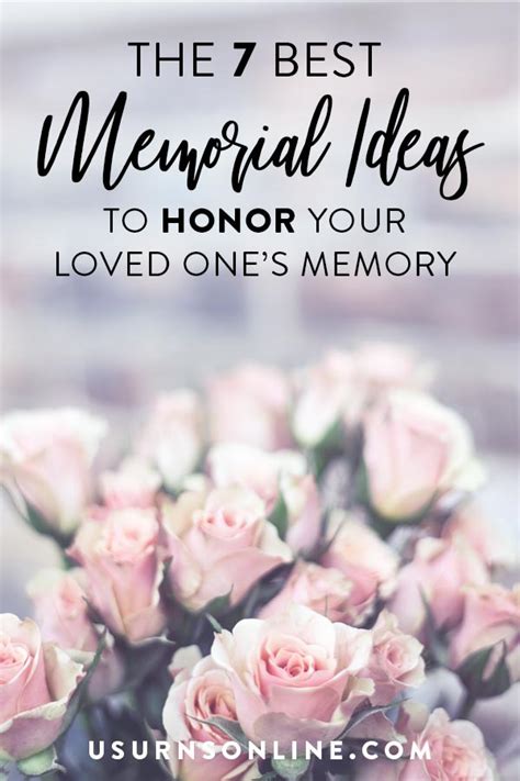 Memorial ideas example