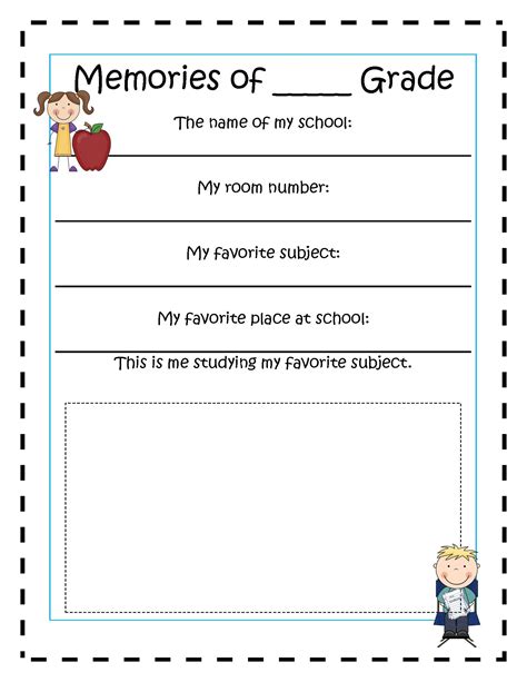 Memory Book Template