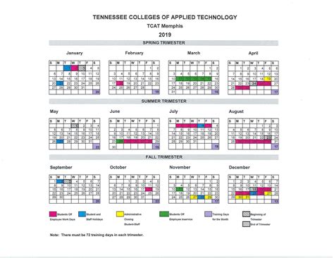 Memphis Schools Calendar Image 2