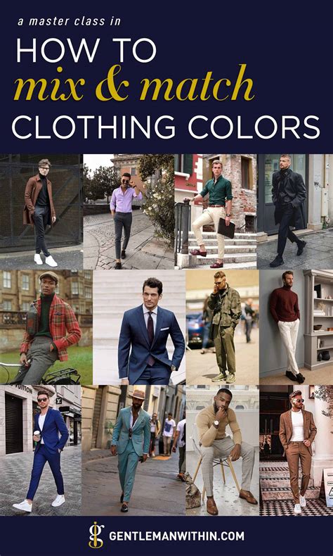 Mens Fashion Color Palette Inspiration