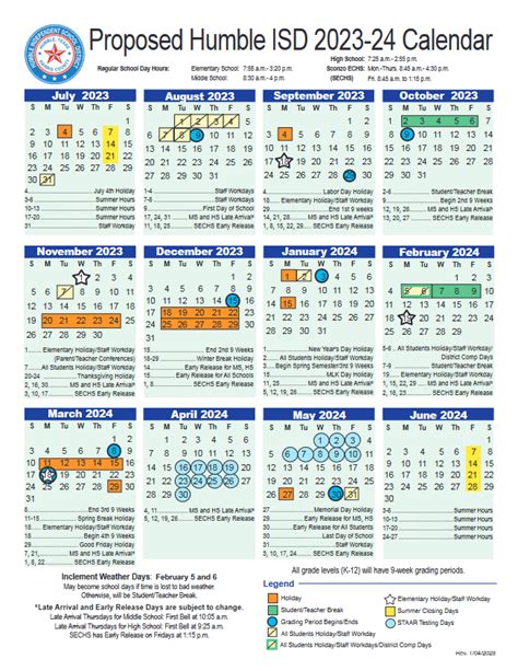 Mesquite ISD Calendar Image 10