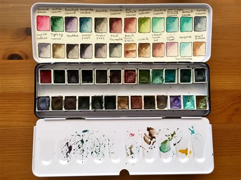 Daniel Smith metal watercolour palette