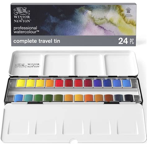 Winsor & Newton metal watercolour palette