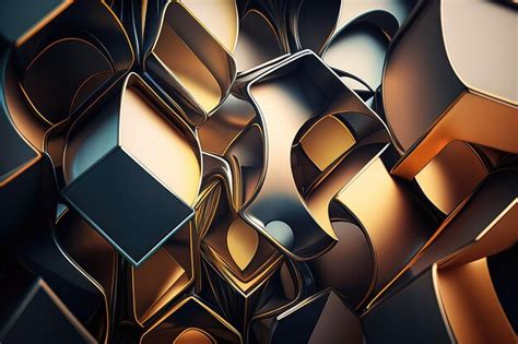 Metallic hues color palette featuring shades of gold, bronze, and copper