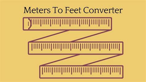 Meters to feet conversion software