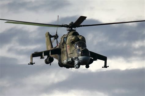 Mi 24 Helicopter Landing