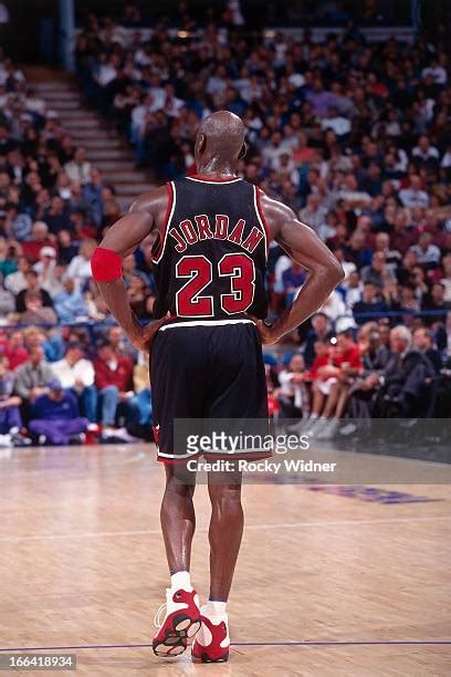 Michael Jordan walking at night