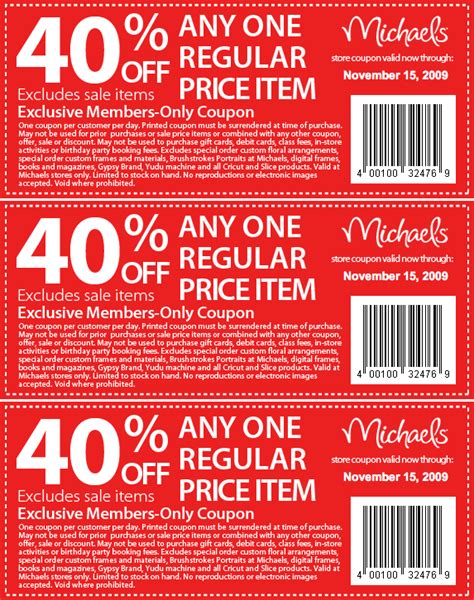 Michaels coupon 6