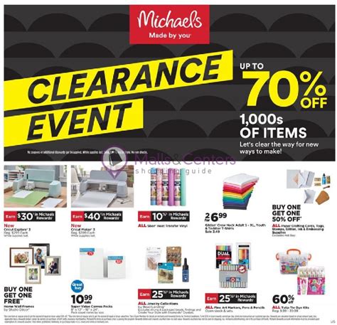 Michaels Sales and Promotions