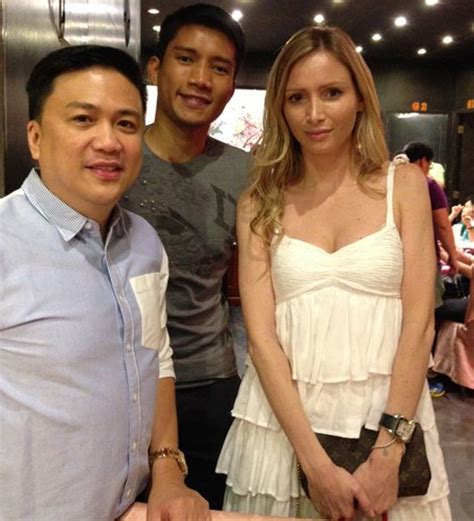 Michela Cazzola and James Yap in the Philippines