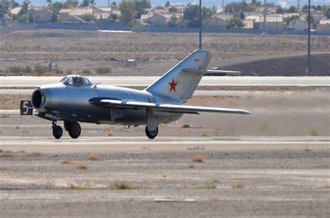 Mig-15 in flight