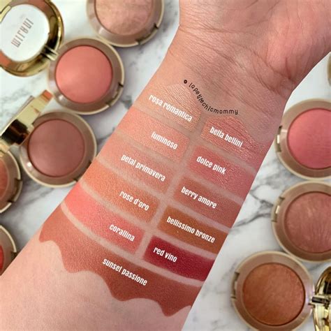 Milani Blush Palette Comparison