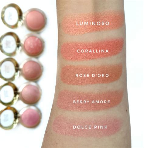 Milani Blush Palette Swatches