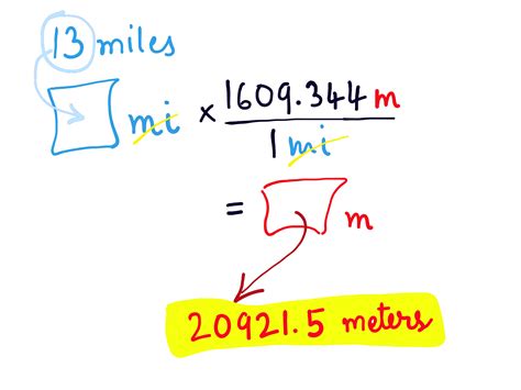 Mile to Meter Conversion Tricks