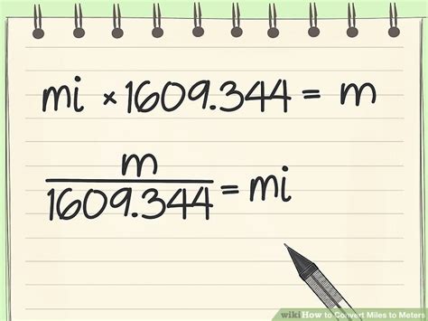 Miles to meters conversion factors