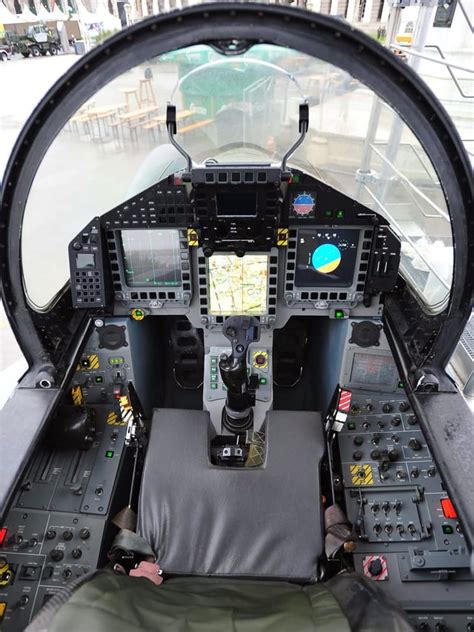 Military Jet Cockpit Controls