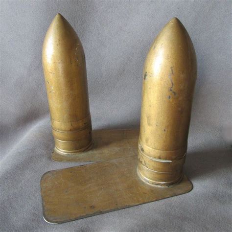 Military Shell Casing Bookend