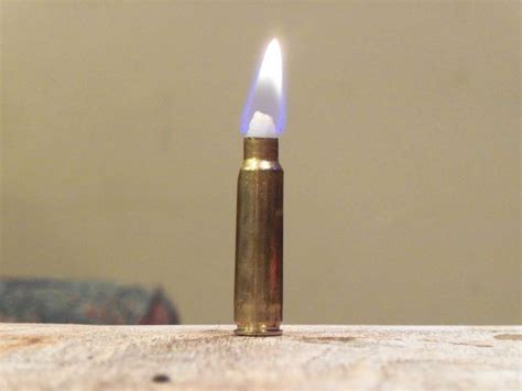 Military Shell Casing Candle