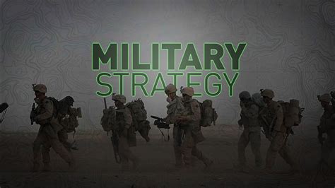 Military tactics involve careful planning and strategy