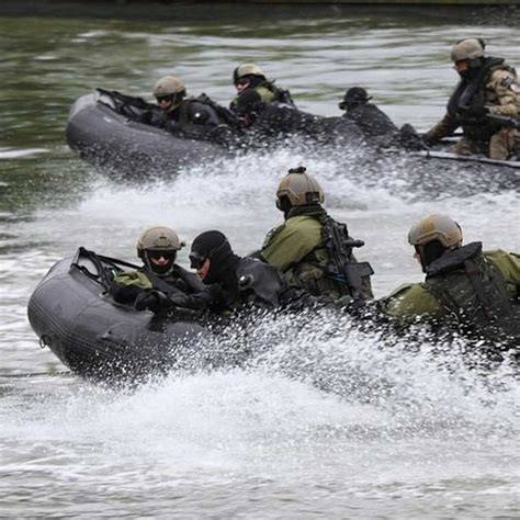 Military Zodiac Boats in Environmental Response